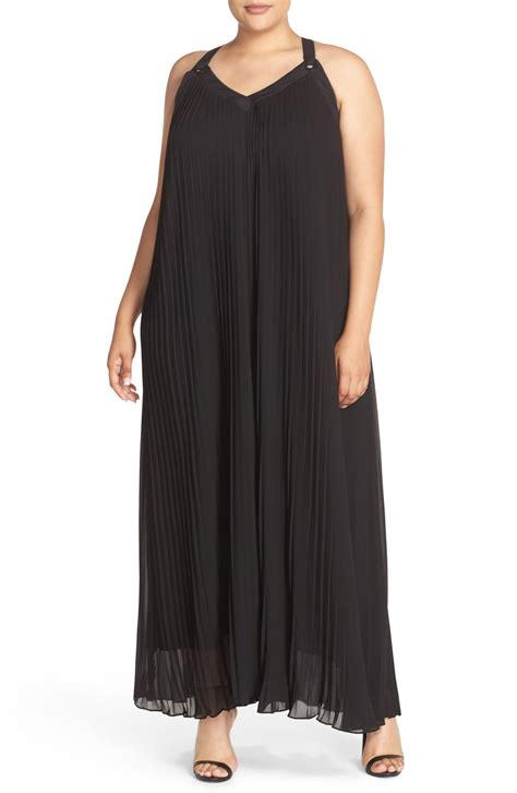 michael michael kors women's pleated grommet maxi dress|Michael Michael Kors Womens Grommet Lace.